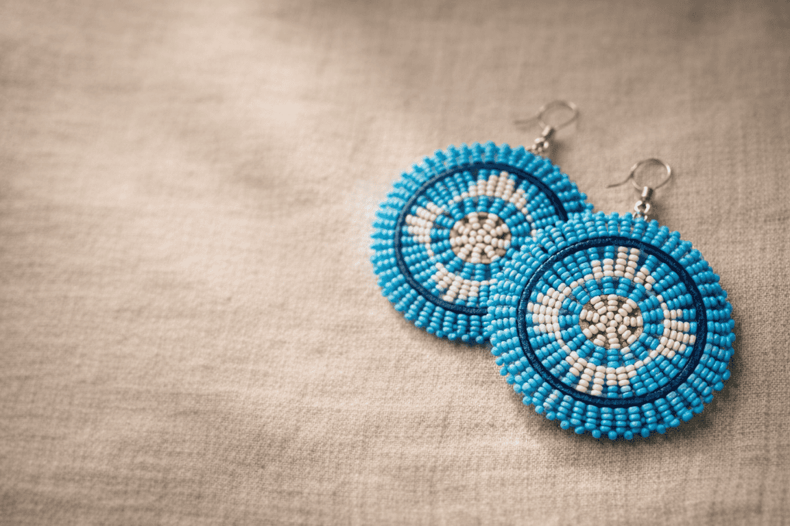 Premium handcrafted beaded earrings by Malibongwe Beads